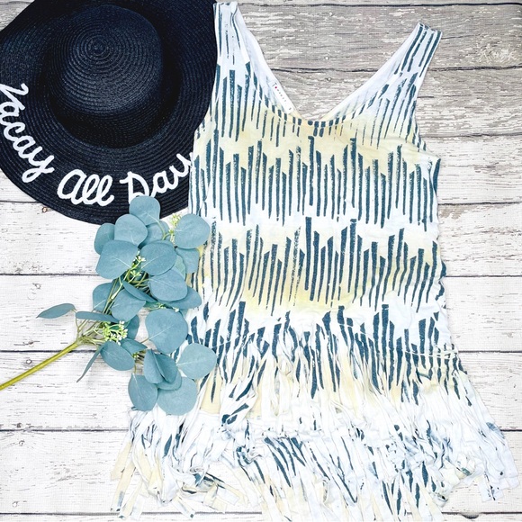T Party Fashion Tops - T Party Fringe Tank Top